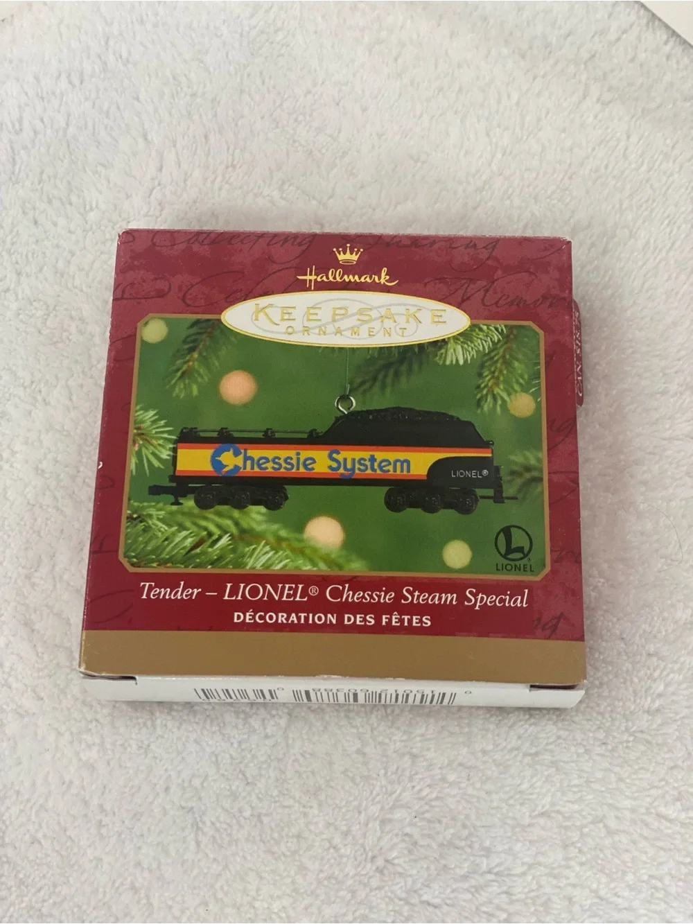 Hallmark Keepsake Tender Lionel Chessie System Steam Special Train 2001 Decor